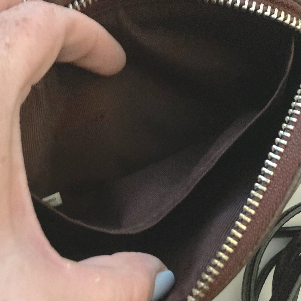 2015 Coach Oxblood Patchwork Crossbody Bag - Picture 8 of 13